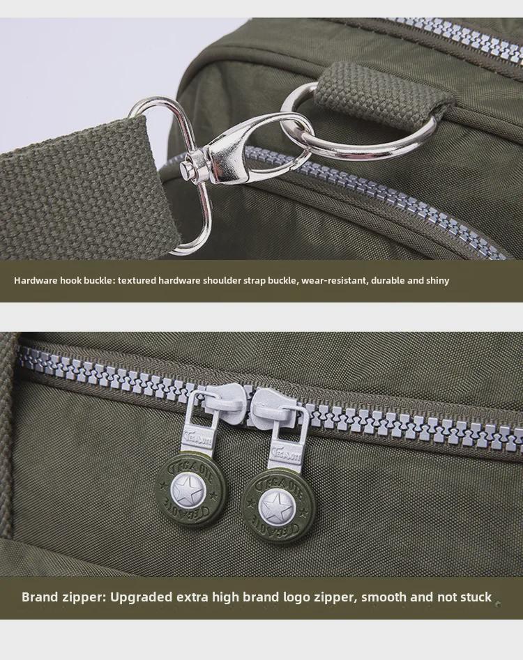 Premium Nylon Travel Bag - Lightweight, Large Capacity, Durable, Dual-Purpose Single-Shoulder Design