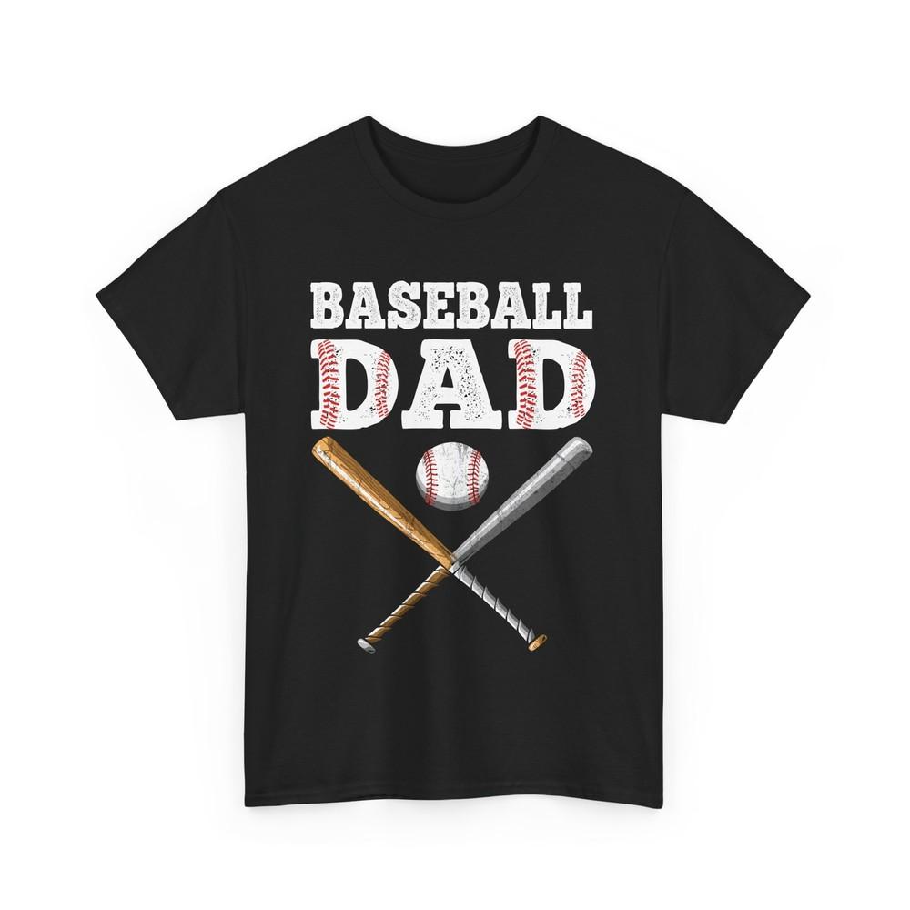 Baseball Dad Shirt, Baseball Bat Sports Lovers Player Father's Day Vintage Shirt