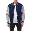 Mens Spring and Autumn Jackets Coats Baseball Collar Striped Patchwork Fashion Clothing Trends Slim Fit