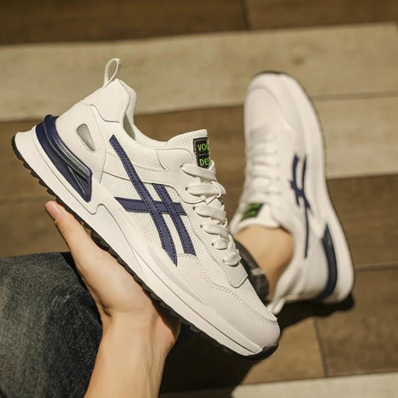 Men's Sneakers Breathable Casual Shoe Lace Up Sport Running Shoes for Men Tennis Shoes Zapatos Baratos Liquidación Envios Gratis