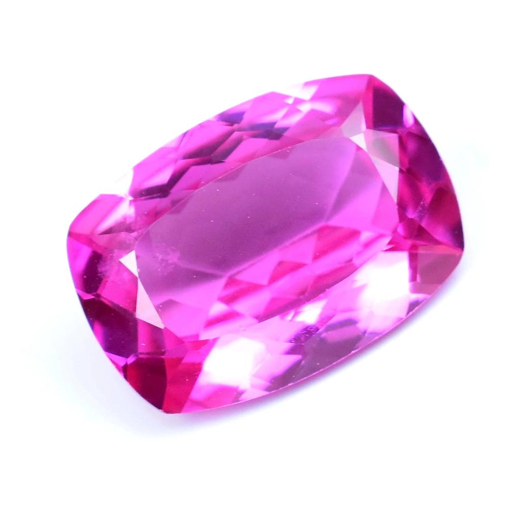 Natural Pink Ruby 6.65 Ct Cushion Certified Flawless Loose Gemstone From Mogok