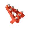 090E Nonslip Off Road Motorcycle Bike Brake Lever Pedal Step Steel Easy Mounts Design
