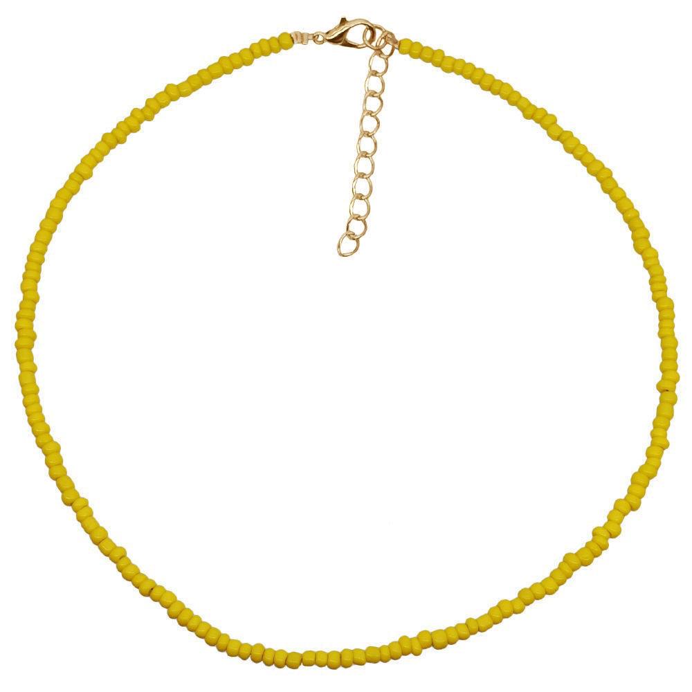 

Красочное ожерелье-чокер из бусин – Короткая цепочка ручной работы для девочек