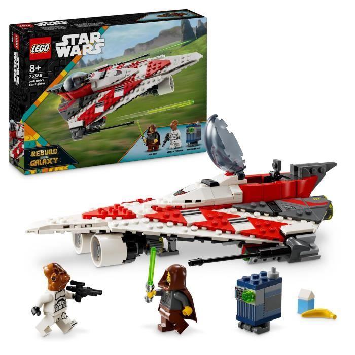 LEGO® Star Wars 75388 Il Caccia Stellare Jedi di Bob - Veicolo da Costruire bianco