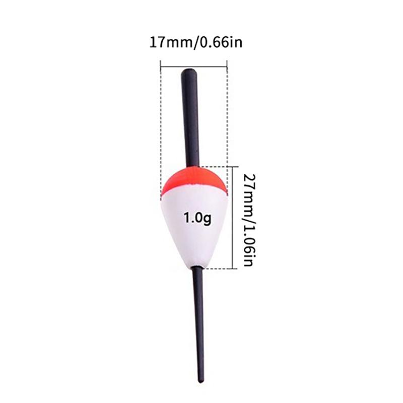 10Pcs Eva Luminous Fishing Night Float Light Stick Foam Plastic Bobber Sea Rock Fishing Striking Floats 1/2/3/5/10G