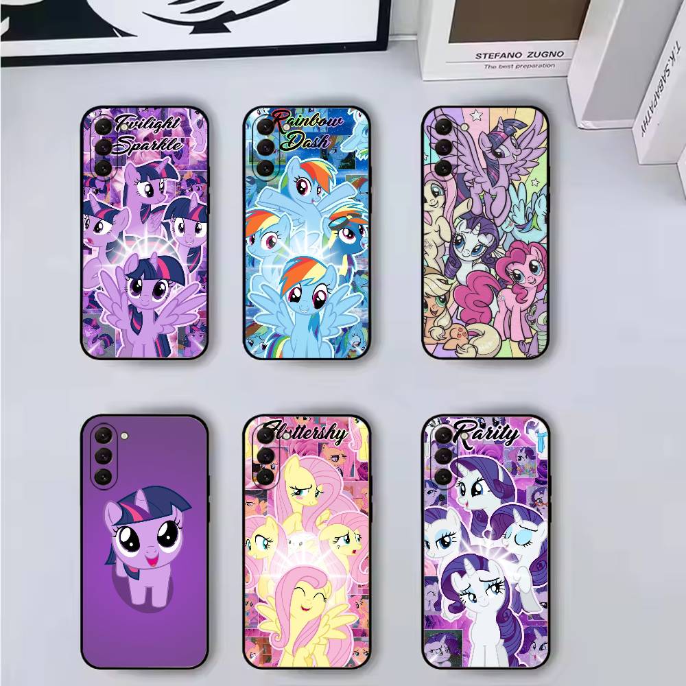 Cartoon My Little P-Ponys Phone Case Silicone Soft For Samsung Galaxy A73,A72,A71,A70,A53,A52,A51
