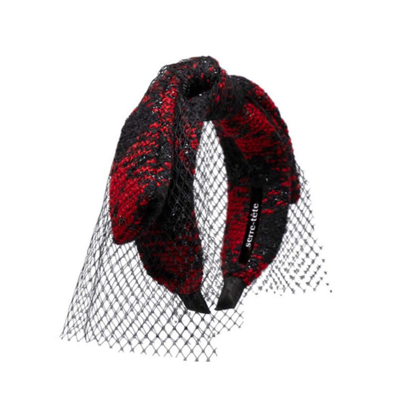 Brown Hat [serre-tete] Lace Bunny - Signature