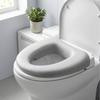 Raised Toilet Seat Cushion Soft Enhanced Comfort for Elderly Reusable Washable Padded