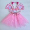 Cats Costume Set Includes Cats Tail Headband Bowtie Glove Skirt Halloween Catgirl Dress up Outfit for Kid Women Cosplay