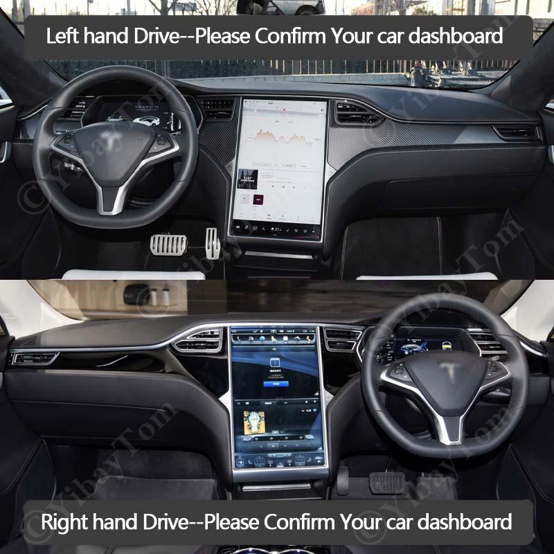 Für Tesla Model S 2013 ~ 2022 Armaturenbrettabdeckung Armaturenbrettmatte Teppich Dashmat Polster Sonnenschutz Abdeckung Zubehör 2014 2015 2016