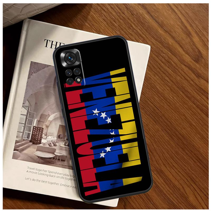 Venezuela Flag Coat Of Arms Case For Xiaomi Redmi Note 12 Pro 8 9 10 11 Pro 9S 10S 11S 12S 9A 9C 9T 10A 10C 12C Cover