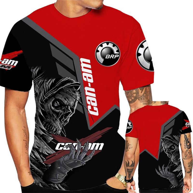 BRP Can Am 3D Print Sports Breathable Men T-shirt Outdoor Moto Team Fan Uniform Parent-child Short Sleeve Clothing Top