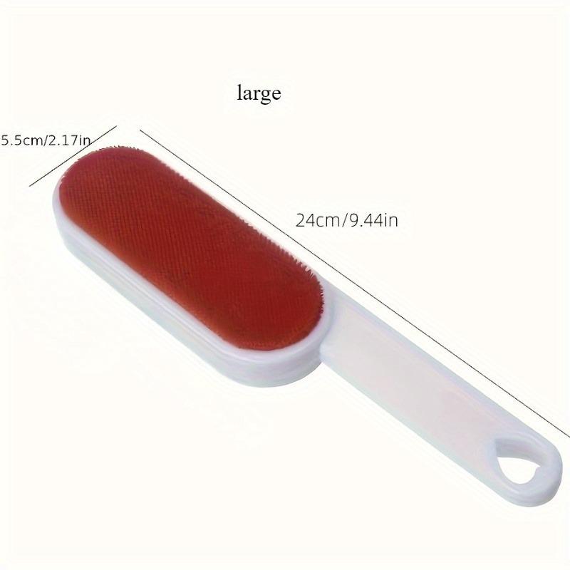 1PC Reusable Brush Plastic Handle No Need for Power Double-sided Brush Clothing Sheet Brush