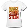 JuDian Bruce Springsteen Singer Logo T Shirt For Women