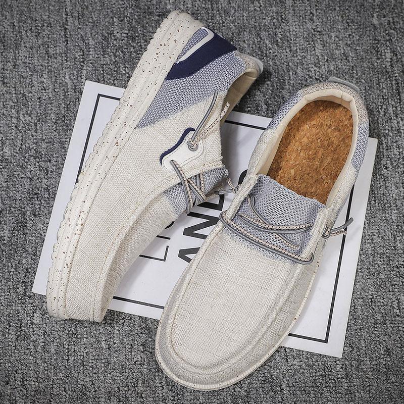 New Large Size 48 Casual Shoes for Man Comfy Canvas Loafers Men Light Breathable Men's Boat Shoes Casual Sapato Loafer Masculino