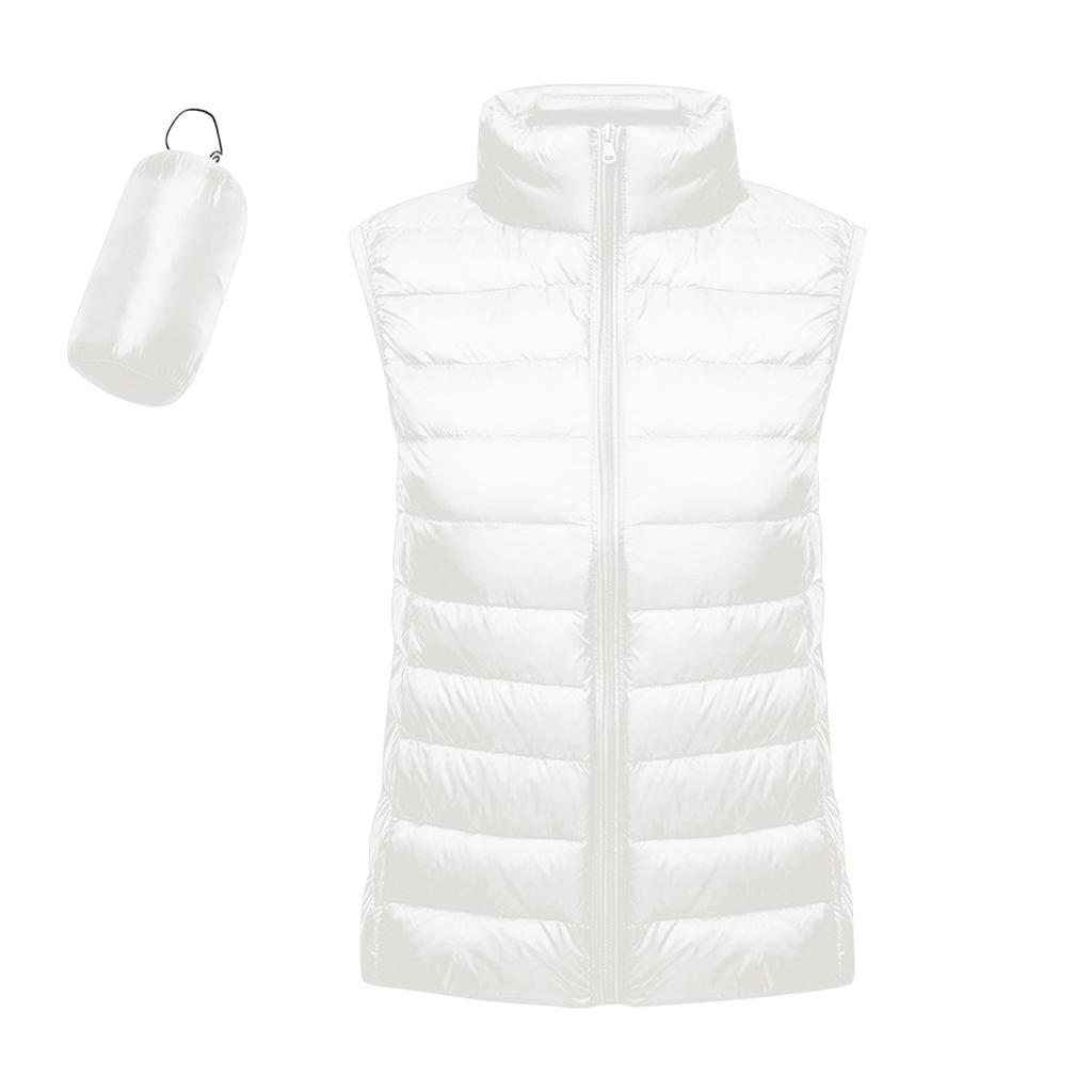 Leichte Daunenjacke für Damen, Farbe, Daunenweste mit Taschen