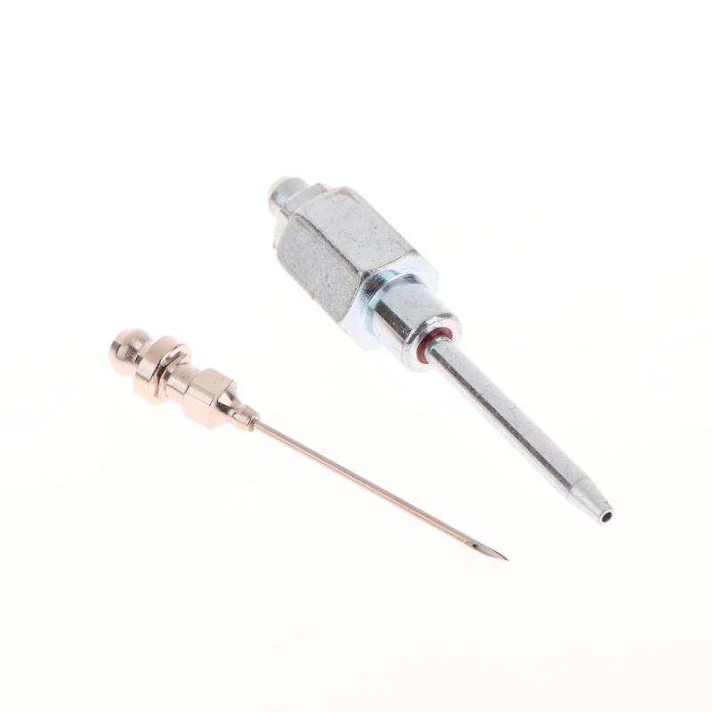 Grease Injector Needle Fitting Holder Joints Bearings Grease Needle Adapter Fit For Metal Parts High Speed Steel Tool
