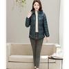 Damenjacke für Herbst und Winter, einfarbig, mit Kapuze, schmale Passform, dick, warm, kurz