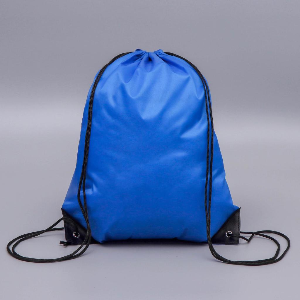 Rainbow Double Shoulder Drawstring Backpack - 210D Polyester, Customizable Logo, Ideal for Sports or Gym.