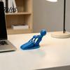 Door Stopper Wedge 3D Printed Tugging Man Doorstop, Little Wedge, Non-slip Anti-slip Floor Carpet Doorstop for Home Living Room Bedroom Accessory