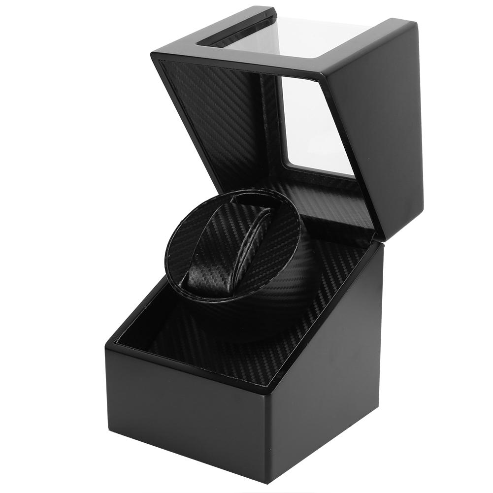 1+0 Automatischer Uhrenbeweger Box für Armbanduhr Mechanische Uhr  (Schwarz)