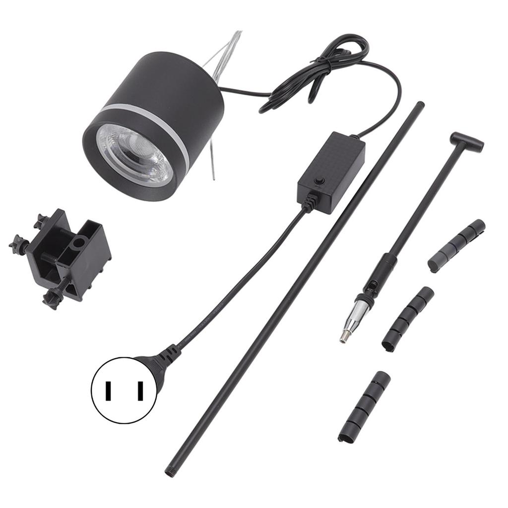 LED-Meerwasseraquarium-Licht, Vollspektrum-COB-Licht, farbvariable Salzwasser-Zylinder-Aquariumlampe