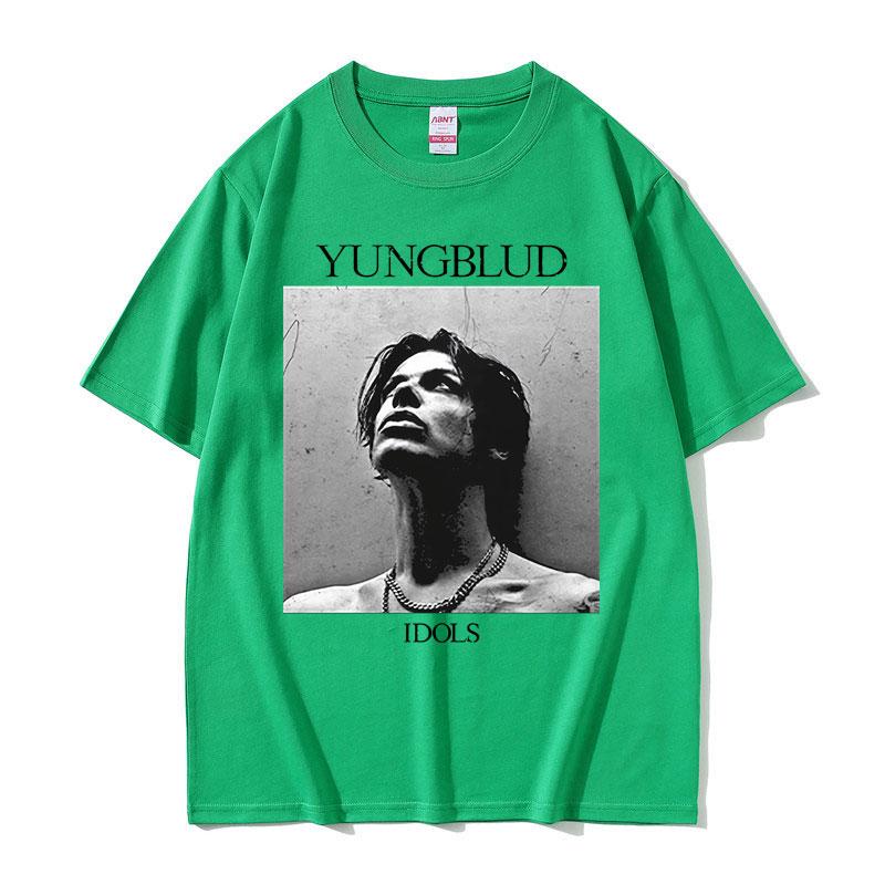 Rocker Yungblud IDOLS Album Tour 2025 T-shirt Men's Women Hip Hop Rock Summer Short Sleeve T Shirts Casual Vintage T-shirts