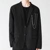 Men Brooch Long Chain - High-end Fine Workmanship, Match Clothes, Luxury Polished Coat Collar Pin