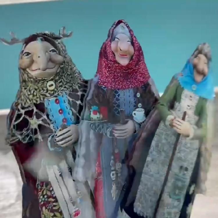 Enchanting Good Luck Cooking Doll Handmade Kitchen Witch Doll Figure Cooking Dolls for Kitchen Hanging Decoration