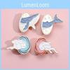 Cartoon Ocean Animal Metal Enamel Brooch Featuring Whimsical Whale Rabbit And Cat Designs For Stylish Fashion Accessories