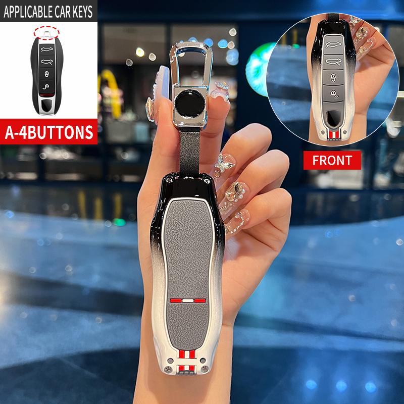 

Корпус ключа дистанционного управления из цинкового сплава для Porsche Panamera Cayenne Cayman 718 971 911 9YA Macan Boxster Carrera Taycan Аксессуары