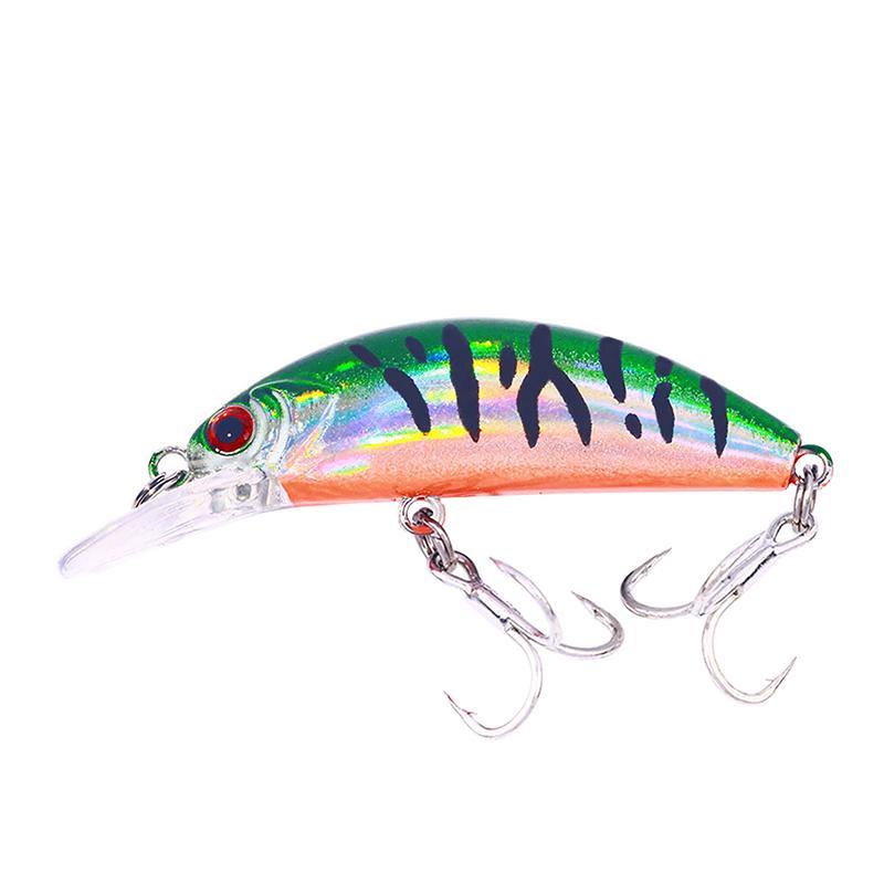 1Pcs Mini Sinking Minnow Fishing Lures 60Mm 5.5G Perch Wobblers Hard Deep Diving Artificial Bait Tackle