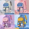 Sesame Baby Childrens Cartoon School Bag With Lightweight Durable Material For Girls And Boys