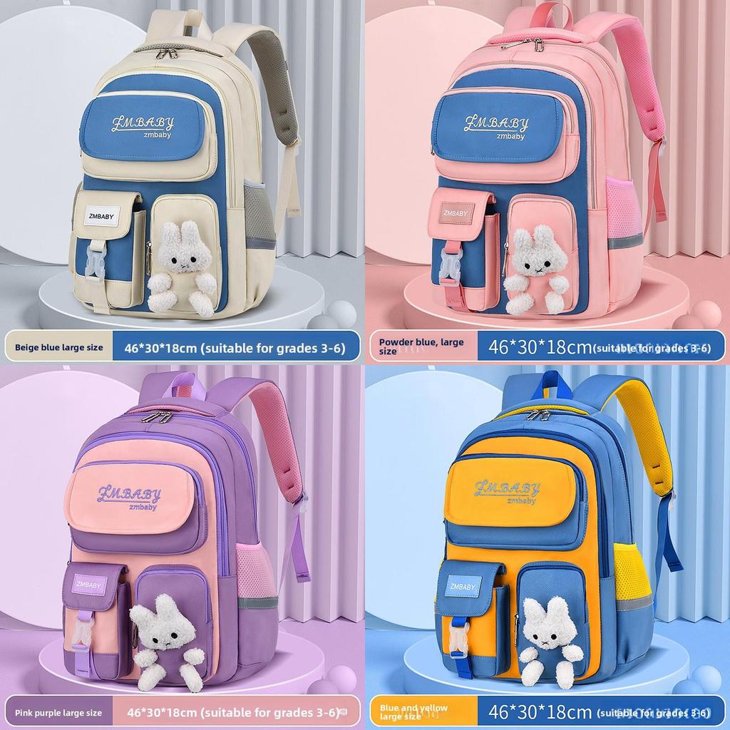 Sesame Baby Childrens Cartoon School Bag With Lightweight Durable Material For Girls And Boys