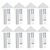 8Pcs 6.2x3.1x8cm Skateboard Wall Mount Acrylic Skateboard Wall Holder  Home Use