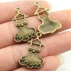 Charms Clothes Hanger Pendants Minimalist Jewelry Components QC031