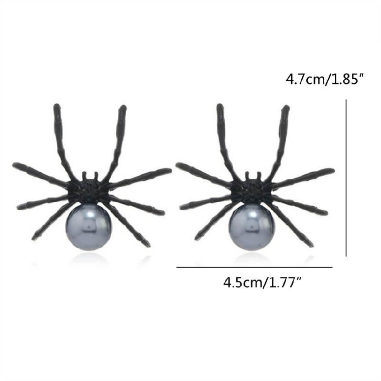 Spiders Stud Earring Unique Fashion Ear Jewelry Ear Studs Halloween Ear Pins