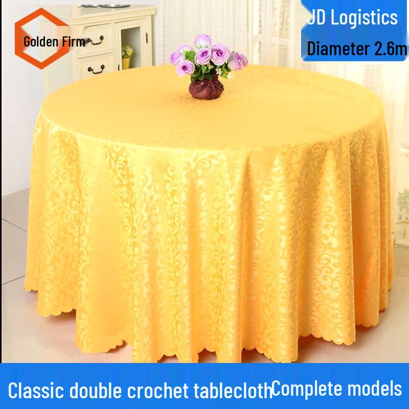 Pogrubiony Okrągły Obrus do Hotelu i na Wydarzenia