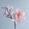 Su Shi Hua Ji Three-Headed Magnolia Artificial Flowers, Green Plants INS Style Wedding Decoration Crafts