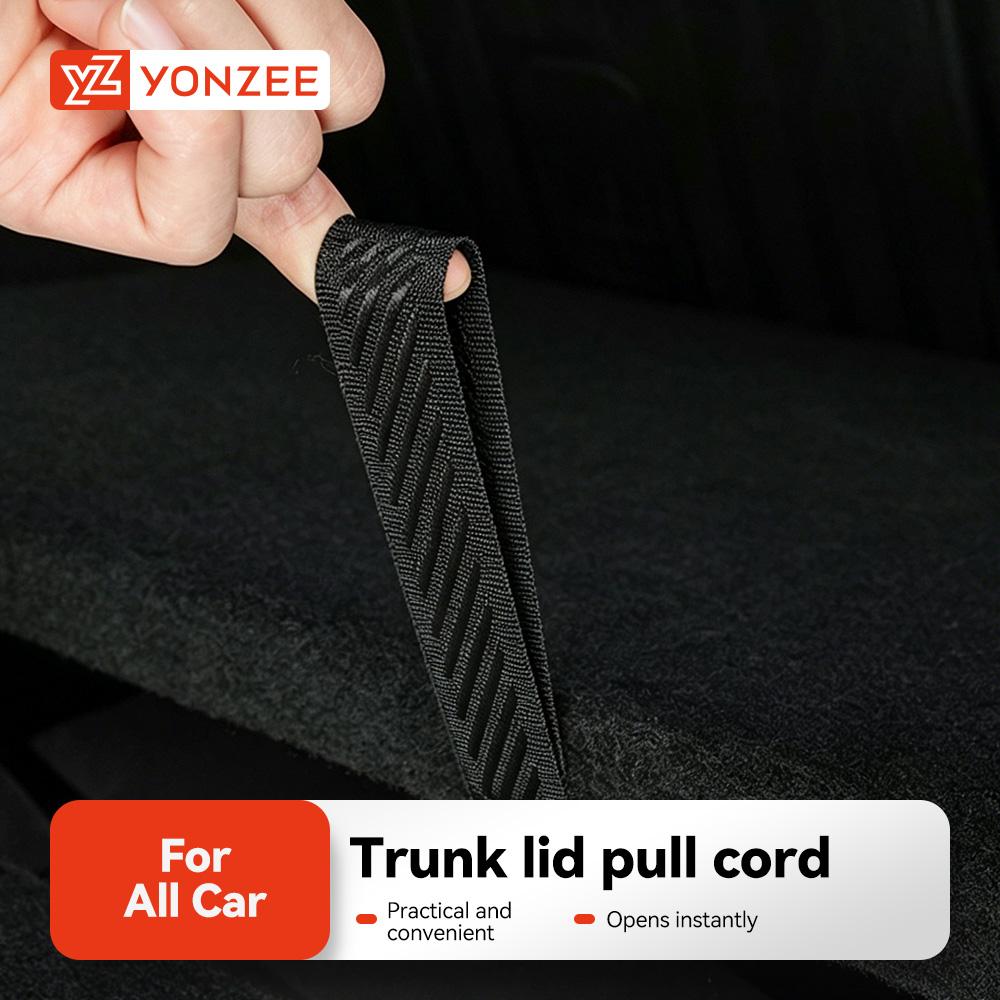 YZ For Tesla Model 3/Y/YL Trunk Lid Pull Rope and Rear Cargo Cover Storage Inner Traction Rope Accessories - Modification Parts