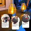 LED Solar Candles Light Flameless Rechargeable Night Light Waterproof For Garden Decor Outdoor Wedding Party Atmosphere Lamp