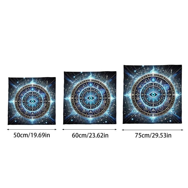 Practical Foldable Tarots Cloth Easy to Clean Velvets Divination Mat Fabric Texture Suitable for Spiritual Practices