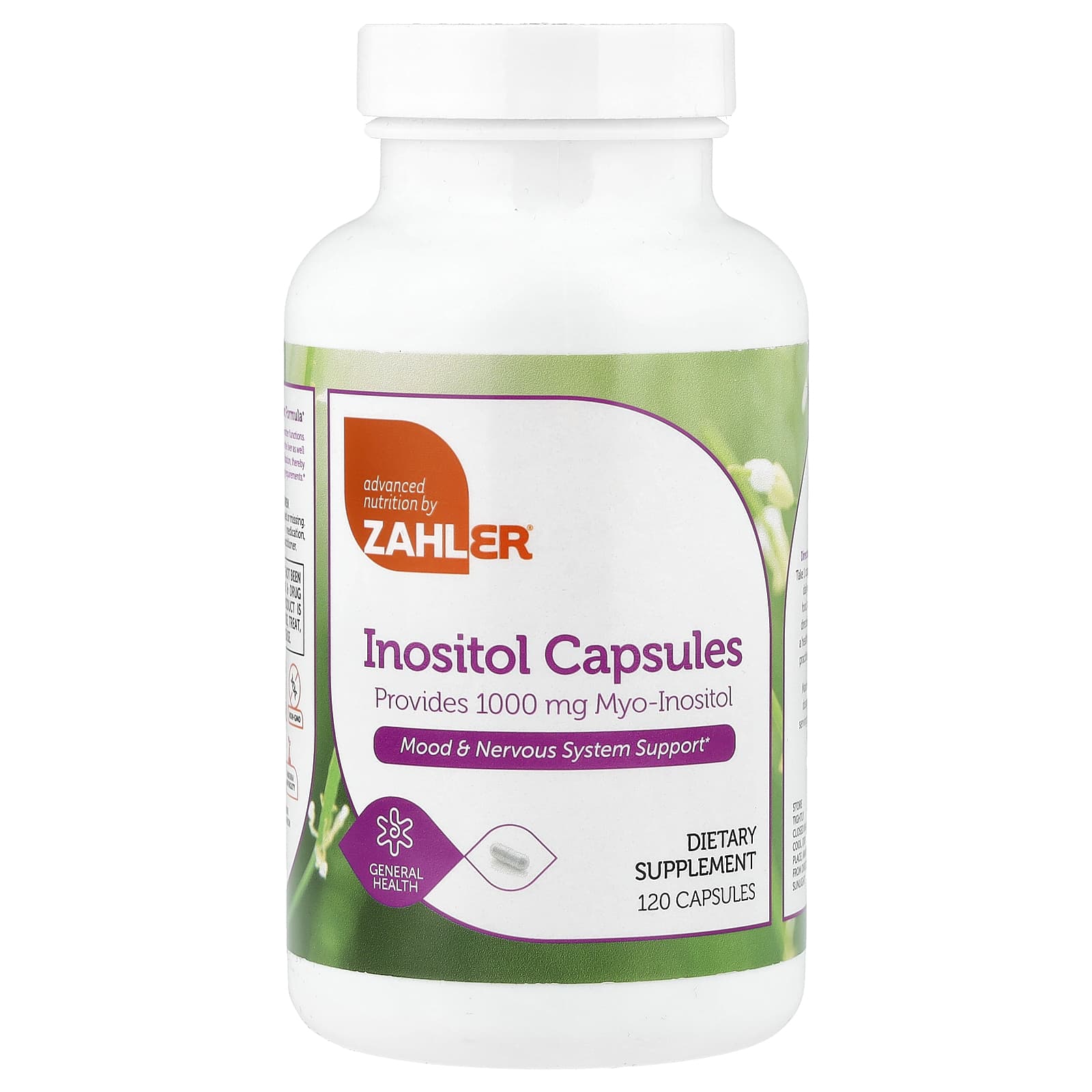 

Inositol, 1,000 mg, 120 Capsules