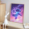 Disney 5D DIY All Diamond Art Painting Kit Stitch Space Galaxy Home Decor Gift