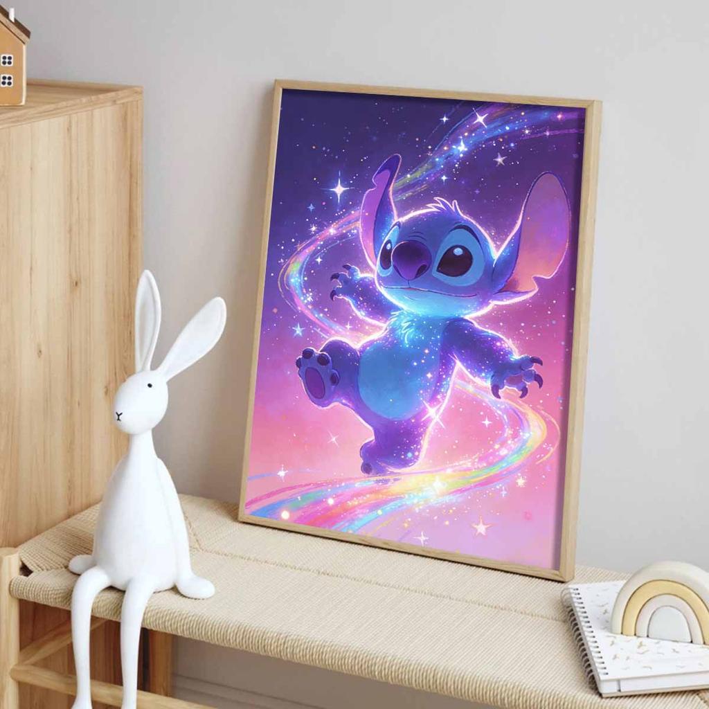 Disney 5D DIY All Diamond Art Painting Kit Stitch Space Galaxy Home Decor Gift