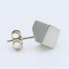 Used TIFFANY&Co. Pierce Cube Silver925 7.3g Silver Square