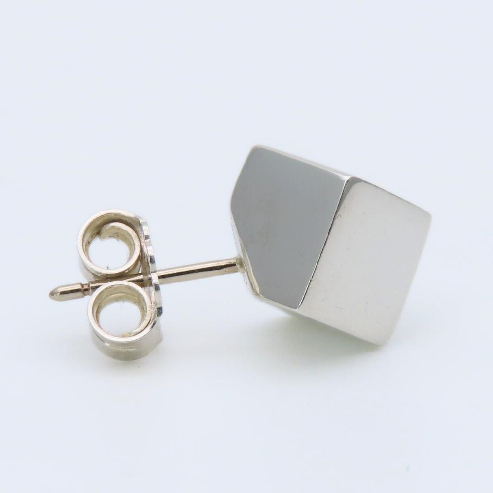 Used TIFFANY&Co. Pierce Cube Silver925 7.3g Silver Square