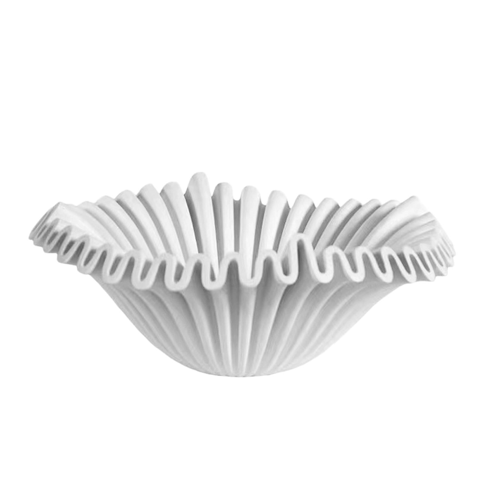 

Retro Black Modern Minimalist Resin Fruit Tray Decorative Artwork Decoration, Living Room Foyer Model Room Storage Coffee Table One Size