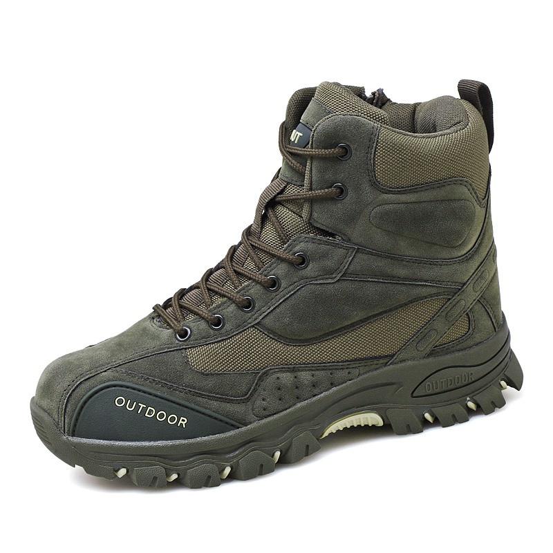 Winter Herrenstiefel Hohe Qualität Warmes Leder Herren Stiefeletten Herren Schneestiefel Freizeitschuhe für Männer Botas Arbeitsstiefel