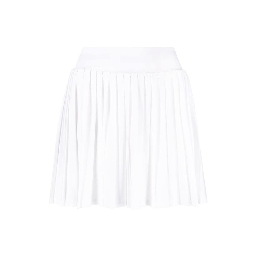 Adidas Solid Color Pleated Golf Skirt Comfortable Casual Women Skirts White HS8951